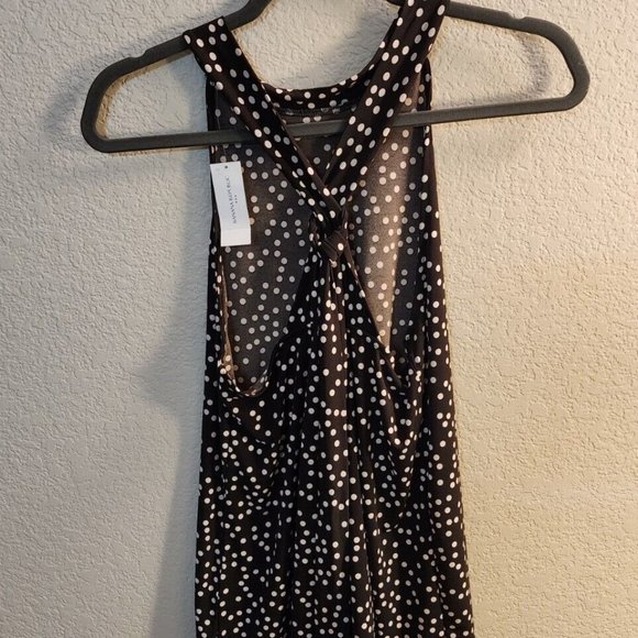 Banana Republic Polka Dot Tie Back Blouse - Picture 2 of 3